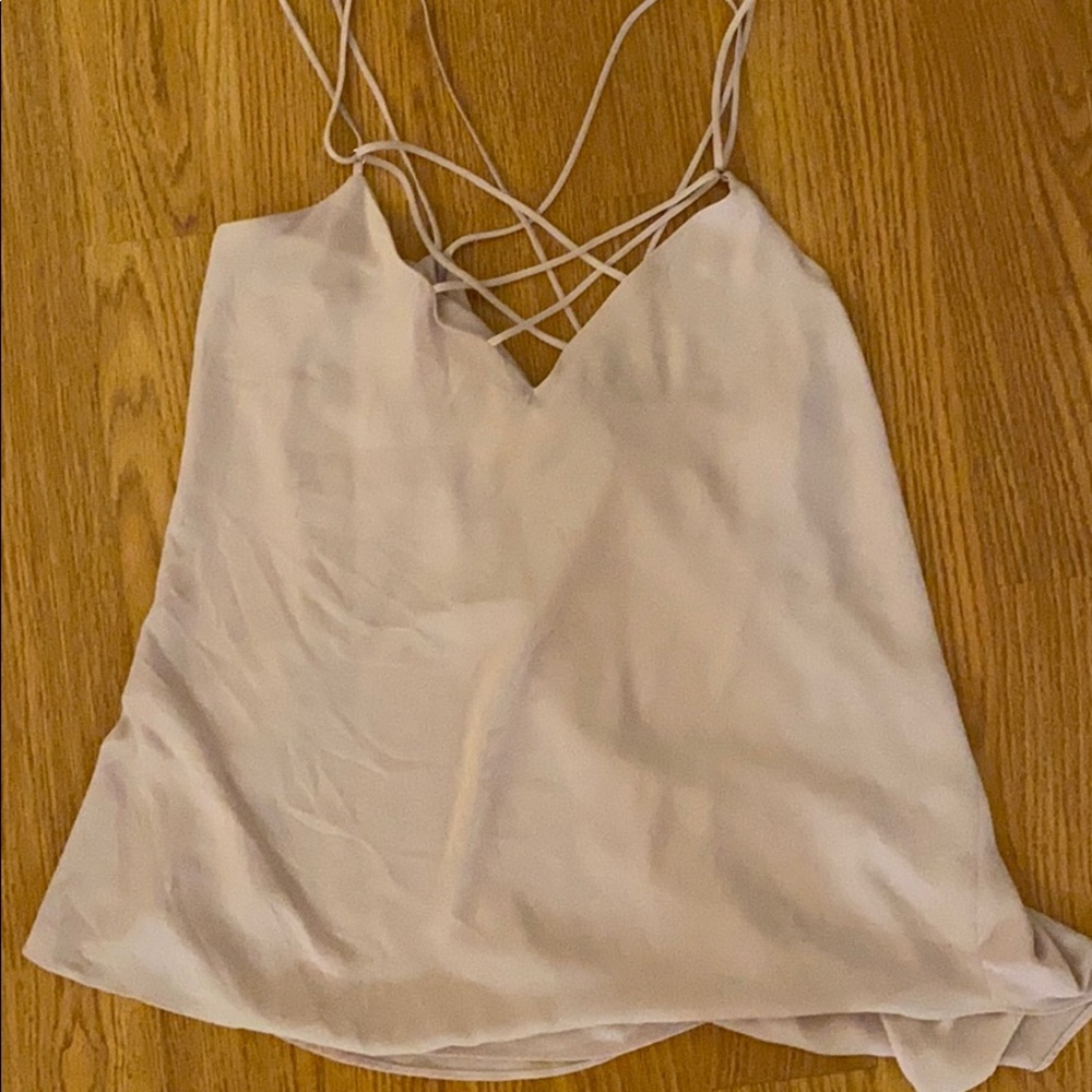 Size Large Blush Express Strappy Camisole